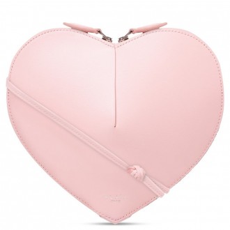 Alaia Le Coeur Heart Bag in Pink Calfskin
