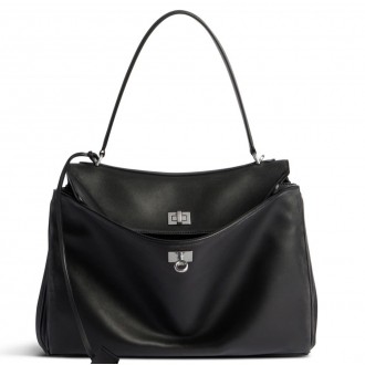 Balenciaga Rodeo Medium Bag in Noir Calfskin