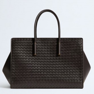 Bottega Veneta Barbara Bag in Fondant Intrecciato Lambskin