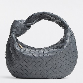 Bottega Veneta BV Jodie Teen Bag In Thunder Intrecciato Leather Bottega Veneta BV Jodie Teen Bag In Thunder Intrecciato Leather