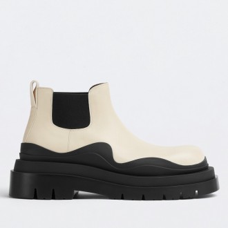 Bottega Veneta BV Tire Ankle Boots with Black Outsole Bottega Veneta BV Tire Ankle Boots with Black Outsole
