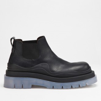 Bottega Veneta BV Tire Ankle Boots with Transparent Sole Bottega Veneta BV Tire Ankle Boots with Transparent Sole