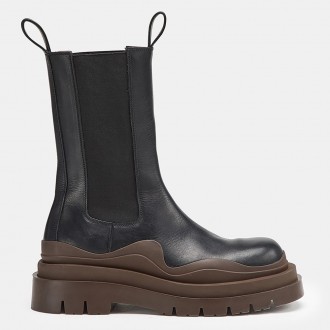 Bottega Veneta BV Tire Chelsea Boots with Brown Outsole Bottega Veneta BV Tire Chelsea Boots with Brown Outsole