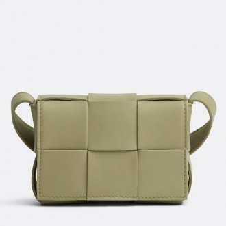 Bottega Veneta Candy Cassette Bag In Travertine Lambskin Bottega Veneta Candy Cassette Bag In Travertine Lambskin