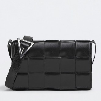 Bottega Veneta Cassett Bag In Black Wrinkled Calfskin Bottega Veneta Cassett Bag In Black Wrinkled Calfskin