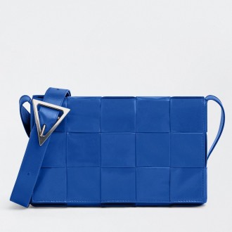 Bottega Veneta Cassett Bag In Cobalt Wrinkled Calfskin Bottega Veneta Cassett Bag In Cobalt Wrinkled Calfskin