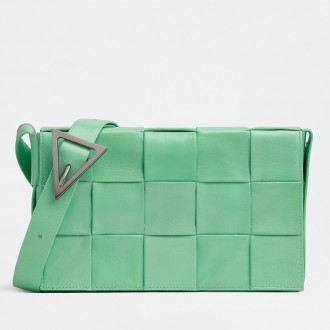 Bottega Veneta Cassett Bag In Fountain Wrinkled Calfskin Bottega Veneta Cassett Bag In Fountain Wrinkled Calfskin