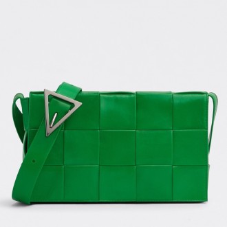 Bottega Veneta Cassett Bag In Parakeet Wrinkled Calfskin Bottega Veneta Cassett Bag In Parakeet Wrinkled Calfskin