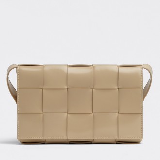 Bottega Veneta Cassett Bag In Porridge Intrecciato Lambskin Bottega Veneta Cassett Bag In Porridge Intrecciato Lambskin