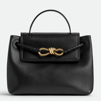 Bottega Veneta Ciao Ciao Small Bag in Black Calfskin