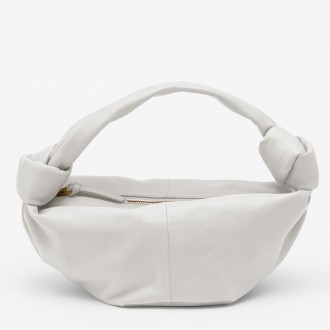Bottega Veneta Double Knot Bag In Beige Calfskin Bottega Veneta Double Knot Bag In Beige Calfskin