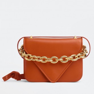 Bottega Veneta Mount Small Bag In Maple Calfskin Bottega Veneta Mount Small Bag In Maple Calfskin