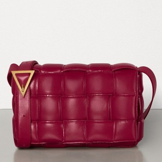 Bottega Veneta Padded Cassette Bag In Amaranto Calfskin Bottega Veneta Padded Cassette Bag In Amaranto Calfskin