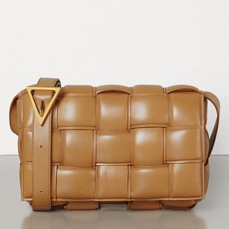 Bottega Veneta Padded Cassette Bag In Caramel Calfskin Bottega Veneta Padded Cassette Bag In Caramel Calfskin