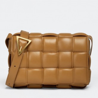 Bottega Veneta Padded Cassette Bag In Caramel Lambskin Bottega Veneta Padded Cassette Bag In Caramel Lambskin