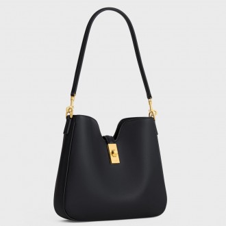 Celine Camille 16 Soft Small Bag in Black Calfskin