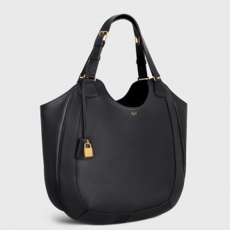 Celine Meo Bag in Black Supple Calfskin