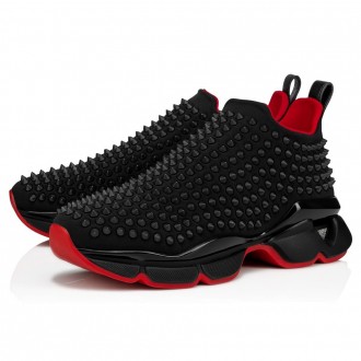 Christian Louboutin Women's Noir Spike Sock Donna Sneakers Christian Louboutin Women's Noir Spike Sock Donna Sneakers