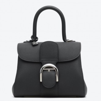 Delvaux Brillant Mini Bag in Black Rodeo Calf Leather Delvaux Brillant Mini Bag in Black Rodeo Calf Leather