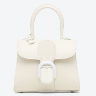Delvaux Brillant Mini Bag in Ivory Box Calf Leather Delvaux Brillant Mini Bag in Ivory Box Calf Leather