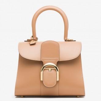 Delvaux Brillant Mini Bag in Tender Beige Box Calf Leather Delvaux Brillant Mini Bag in Tender Beige Box Calf Leather