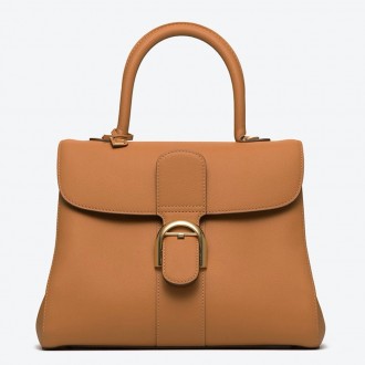 Delvaux Brillant MM Bag in Brown Rodeo Calf Leather Delvaux Brillant MM Bag in Brown Rodeo Calf Leather