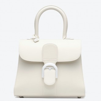 Delvaux Brillant PM Bag in Ivory Box Calf Leather Delvaux Brillant PM Bag in Ivory Box Calf Leather