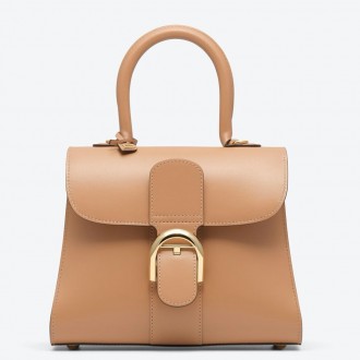 Delvaux Brillant PM Bag in Tender Beige Box Calf Leather Delvaux Brillant PM Bag in Tender Beige Box Calf Leather