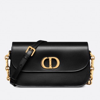 Dior 30 Montaigne Avenue Bag In Black Box Calfskin Dior 30 Montaigne Avenue Bag In Black Box Calfskin