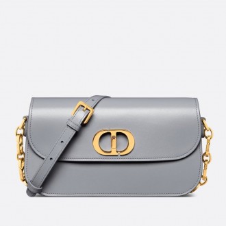 Dior 30 Montaigne Avenue Bag In Grey Box Calfskin Dior 30 Montaigne Avenue Bag In Grey Box Calfskin