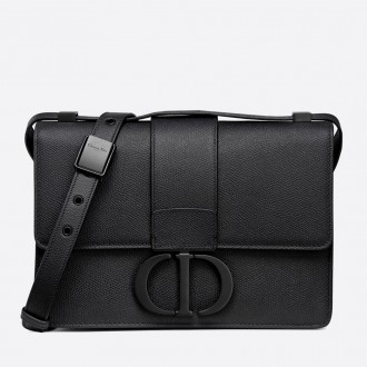 Dior 30 Montaigne Bag In Black Ultra Matte Grained Calfskin Dior 30 Montaigne Bag In Black Ultra Matte Grained Calfskin