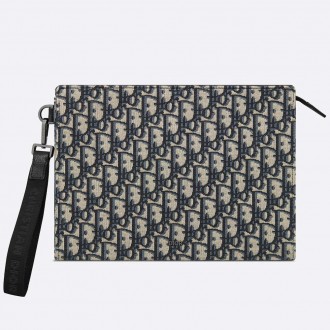 Dior A5 Triangle Pouch in Dior Oblique Jacquard Dior A5 Triangle Pouch in Dior Oblique Jacquard