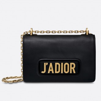 Dior Black J'Adior Calfskin Flap Bag Dior Black J'Adior Calfskin Flap Bag