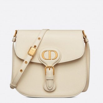 Dior Bobby Frame Bag In White Box Calfskin Dior Bobby Frame Bag In White Box Calfskin
