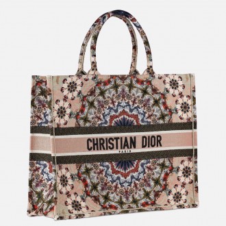 Dior Book Tote Bag In Pink KaleiDiorscopic Canvas Dior Book Tote Bag In Pink KaleiDiorscopic Canvas