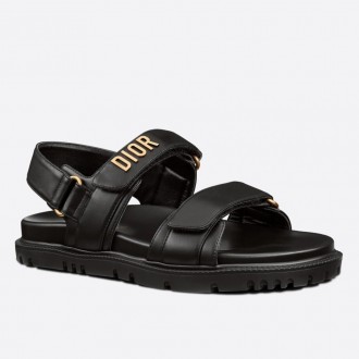 Dior DiorAct Sandals In Black Lambskin Dior DiorAct Sandals In Black Lambskin