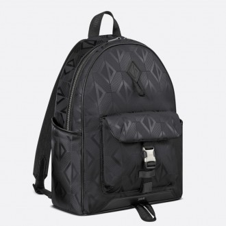 Dior Explorer Backpack In Black CD Diamond Mirage Ski Capsule Nylon Dior Explorer Backpack In Black CD Diamond Mirage Ski Capsule Nylon