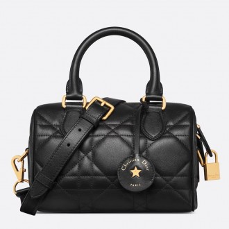 Dior Groove 20 Bag in Black Macrocannage Calfskin Dior Groove 20 Bag in Black Macrocannage Calfskin