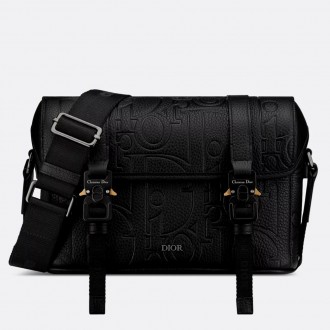 Dior Hit the Road Flap Messenger Bag in Black Gravity Leather Dior Hit the Road Flap Messenger Bag in Black Gravity Leather