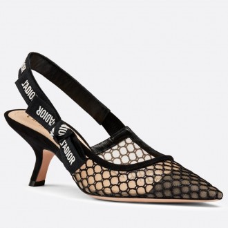 Dior J'Adior Slingback Pumps In Mesh Dior J'Adior Slingback Pumps In Mesh