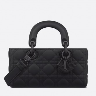 Dior Lady D-Joy Small Bag in Black Ultramatte Calfskin Dior Lady D-Joy Small Bag in Black Ultramatte Calfskin