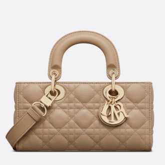 Dior Lady D-Joy Small Bag In Hazelnut Cannage Lambskin Dior Lady D-Joy Small Bag In Hazelnut Cannage Lambskin