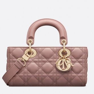 Dior Lady D-Joy Small Bag In Peony Pink Cannage Lambskin Dior Lady D-Joy Small Bag In Peony Pink Cannage Lambskin