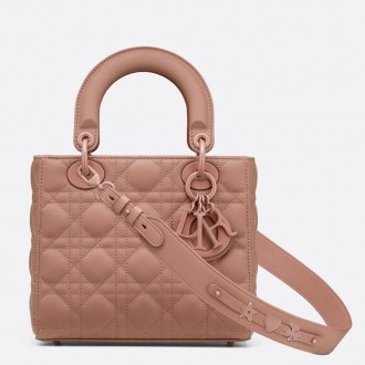 Dior Lady Dior My ABCDior Bag In Blush Ultra Matte Calfskin Dior Lady Dior My ABCDior Bag In Blush Ultra Matte Calfskin