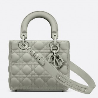 Dior Lady Dior My ABCDior Bag In Grey Ultramatte Calfskin Dior Lady Dior My ABCDior Bag In Grey Ultramatte Calfskin