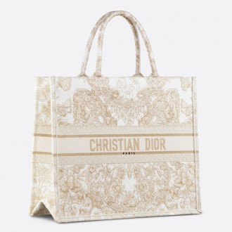 Dior Large Book Tote Bag in Butterfly Around The World Embroidery Dior Large Book Tote Bag in Butterfly Around The World Embroidery