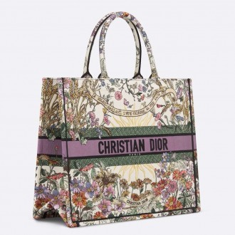 Dior Large Book Tote Bag in Dior 4 Saisons ete Soleil Embroidery Dior Large Book Tote Bag in Dior 4 Saisons ete Soleil Embroidery