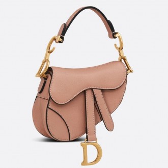 Dior Micro Saddle Bag In Poudre Goatskin Dior Micro Saddle Bag In Poudre Goatskin