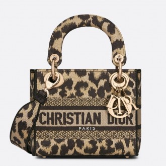 Dior Mini Lady D-Lite Bag In Beige Multicolor Mizza Embroidery Dior Mini Lady D-Lite Bag In Beige Multicolor Mizza Embroidery