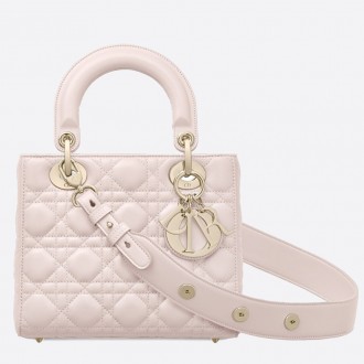 Dior My Lady Dior Bag In Pink Lambskin Dior My Lady Dior Bag In Pink Lambskin